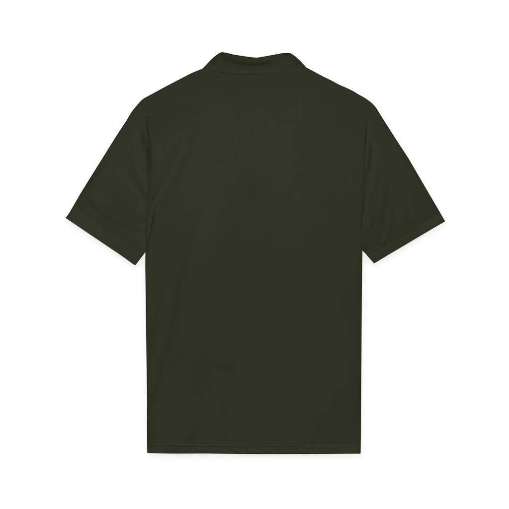 Mens NO SLOW PLAY embroidered polo