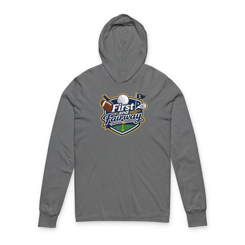 First and Fairway Hooded Long Sleeve Tee