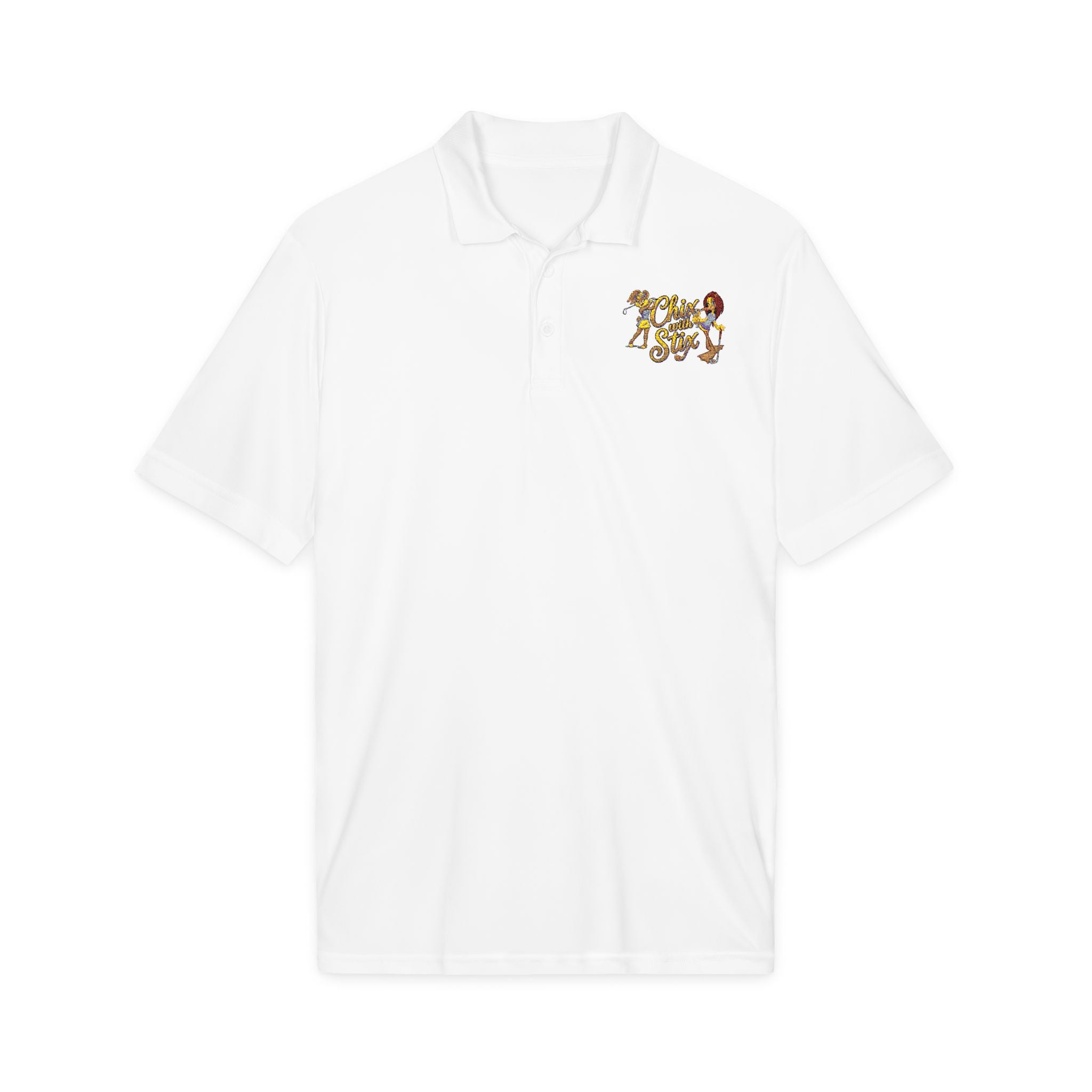 Chix with Stix. Print Chest Logo