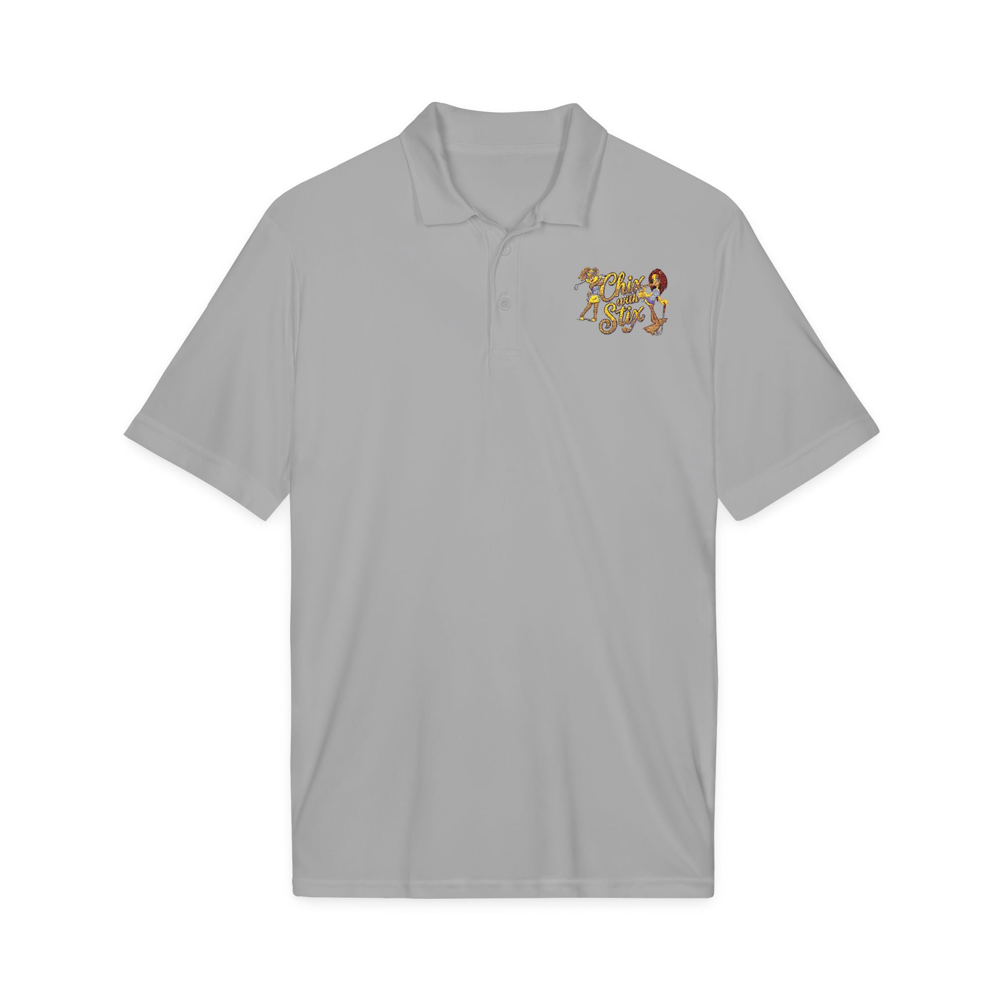 Chix with Stix. Print Chest Logo