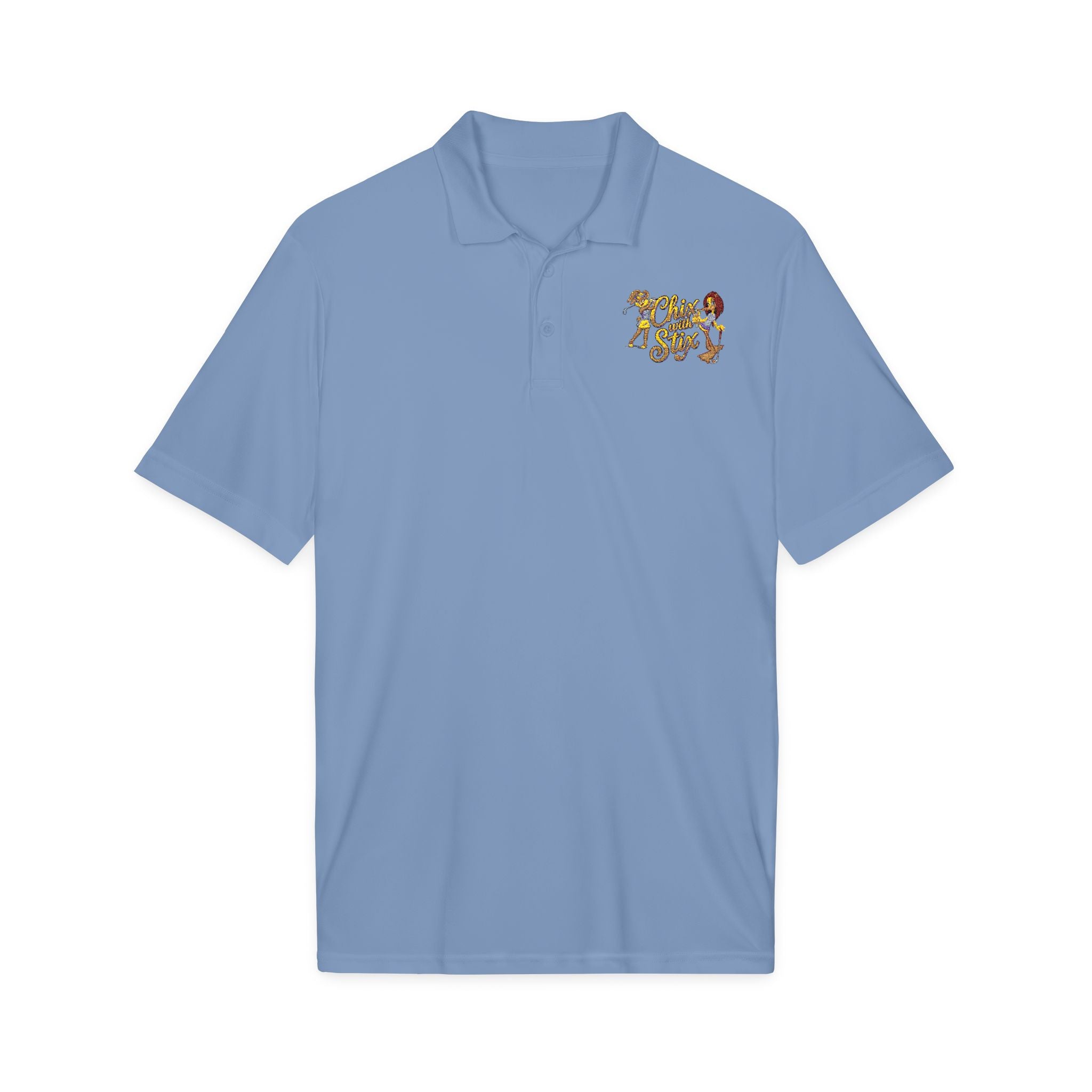 Chix with Stix. Print Chest Logo