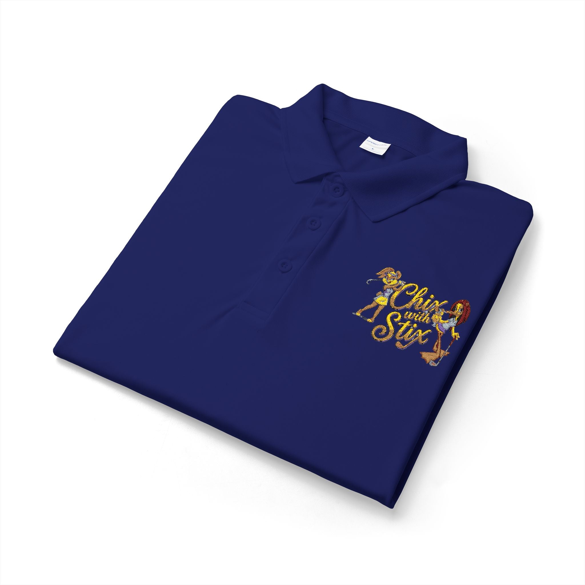 Chix with Stix. Print Chest Logo