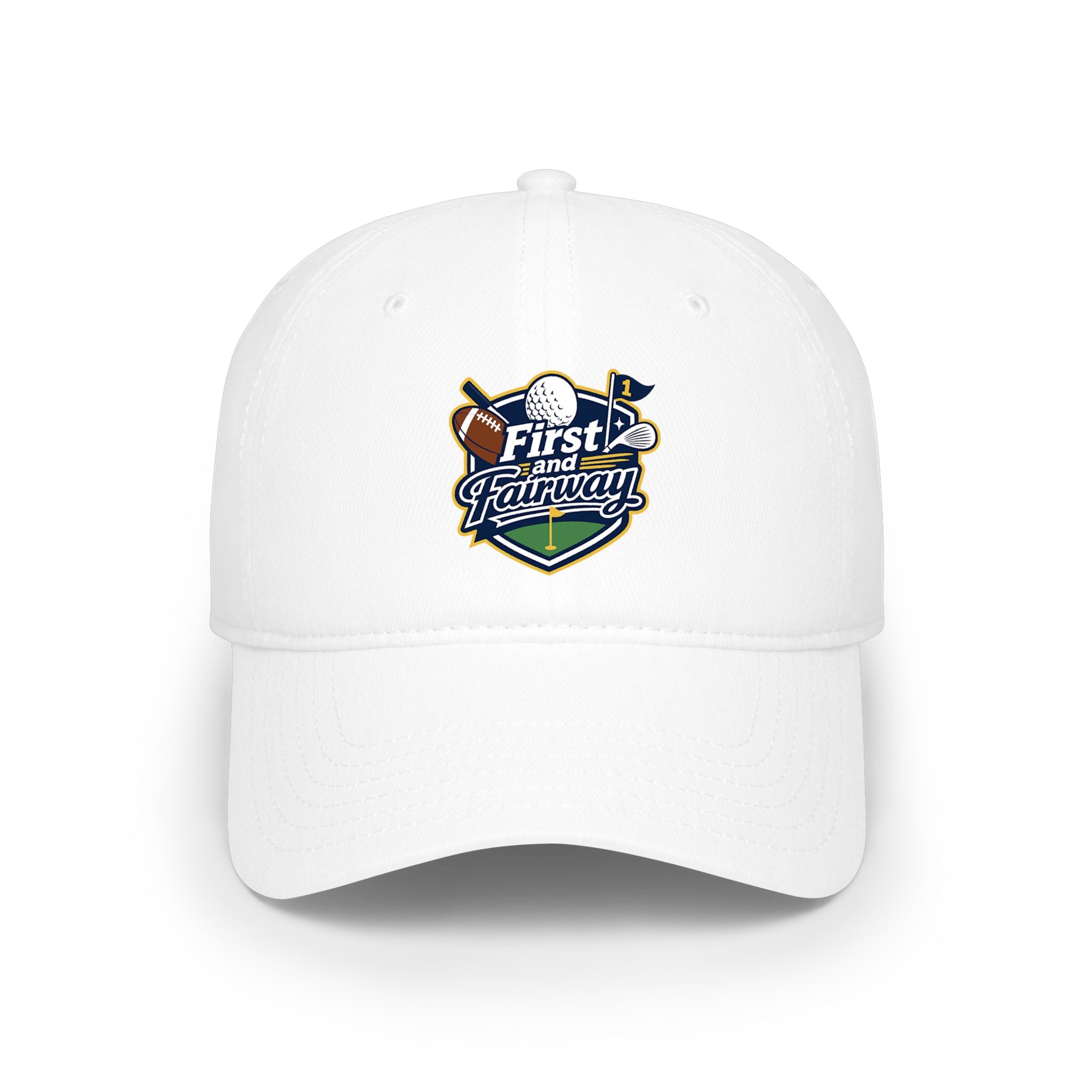 First Tee Fairway Print Golf Cap – Low Profile Baseball Hat